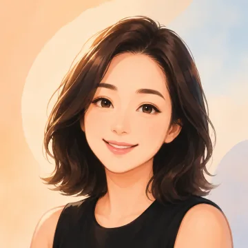Enkun Hou — Retrato em desenho animado
