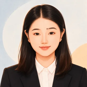 Erica Zhang Xinmeng — Retrato em cartoon